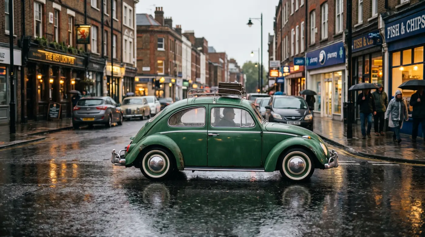 Rainy Day Nostalgia in London