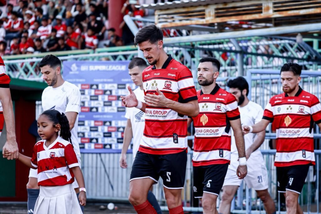 Kerim Palić Pamit Dari Madura United Demi Keluarga 1 Kerim Palić saat berseragam Madura United