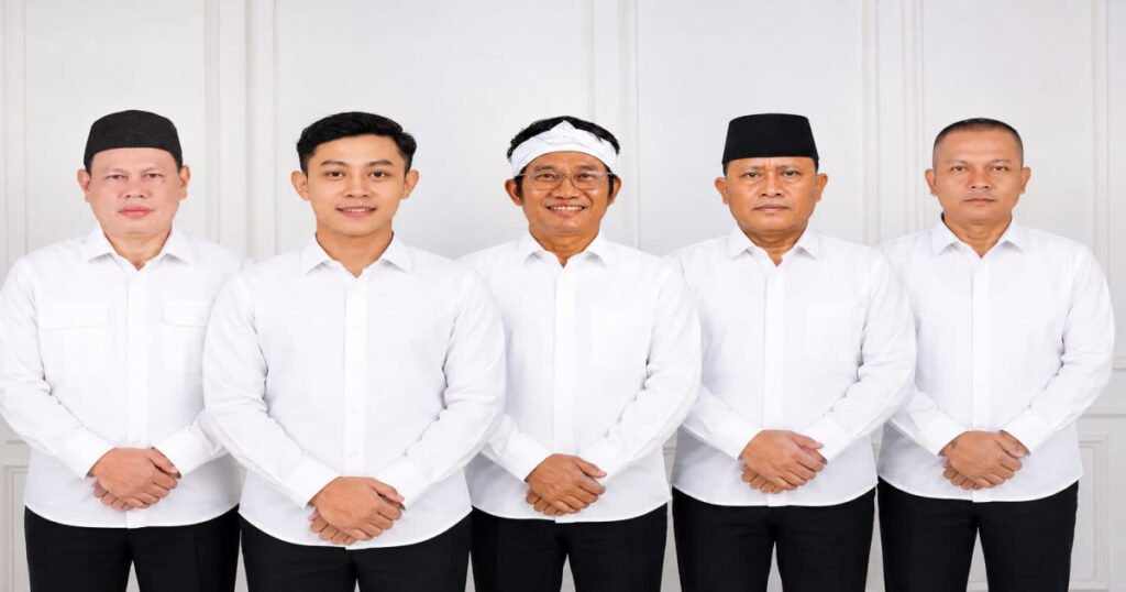 Pilkades Desa Tambun 2026: 5 Putra Daerah Terbaik Siap Bertarung! 2 Balon Kades Desa Tambun (dari Kiri) Endang, Zamroni, Sarja Jaut, Nengkin dan Herdiansyah