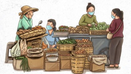 Ilustrasi bahan pokok