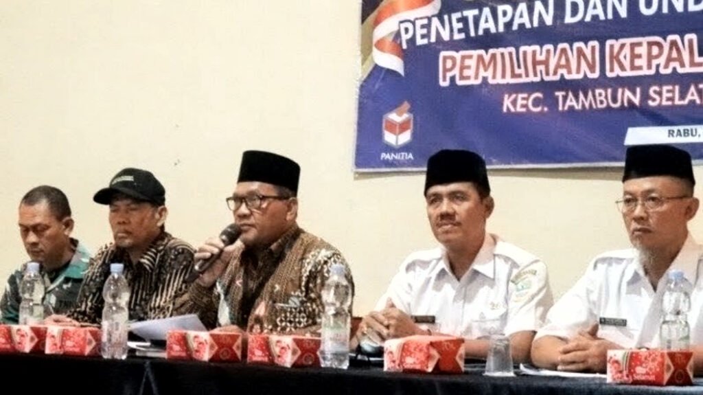 DPT Pilkades Tridayasakti 2026: Total 23.321 Pemilih 1 Suyadi S.E. Ketua Panitia Pilkades Tridayasakti menyampaikan data DPT Pilkades Tridayasakti 2026