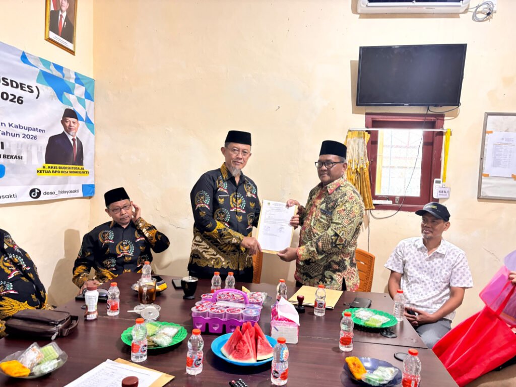 "Panpilkades Tridayasakti Resmi Serahkan Hasil Pilkades ke BPD, Tahap Akhir Menuju Pelantikan Sopian, S.E.”