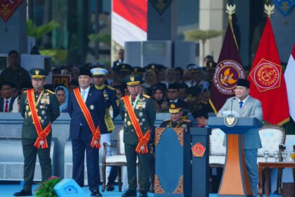 Kasad Jenderal TNI Maruli Simanjuntak menghadiri Upacara HUT ke-81 TNI